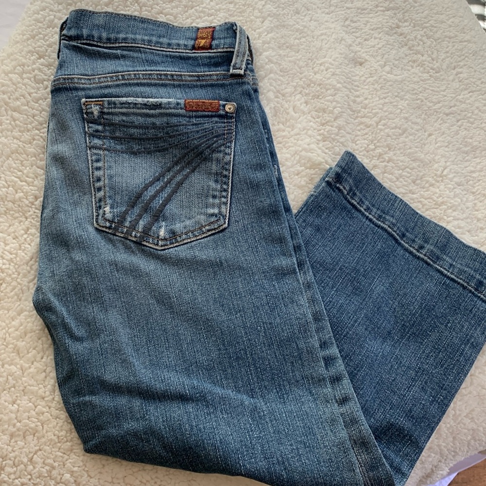 7 For all mankind crop size 29